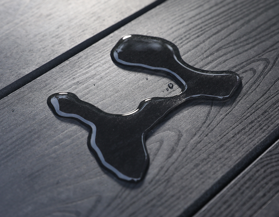 Deep Black Beading HDPE pravokutni stol