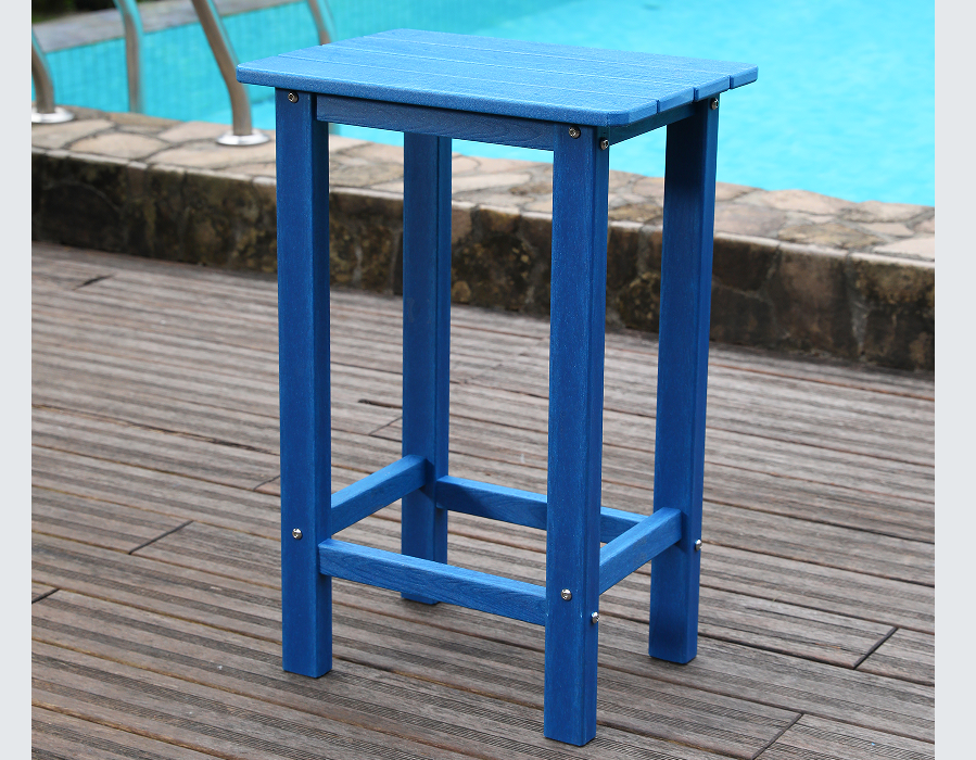 Coastal Blue HDPE visoki barski set za blagovanje