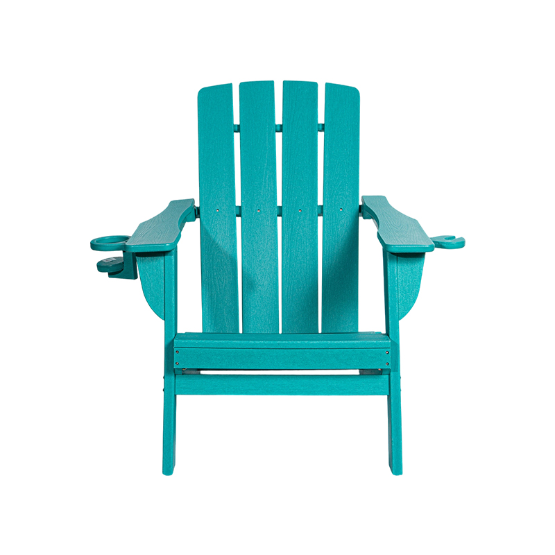 Lake Blue mala HDPE Adirondack stolica s opremom od nehrđajućeg čelika